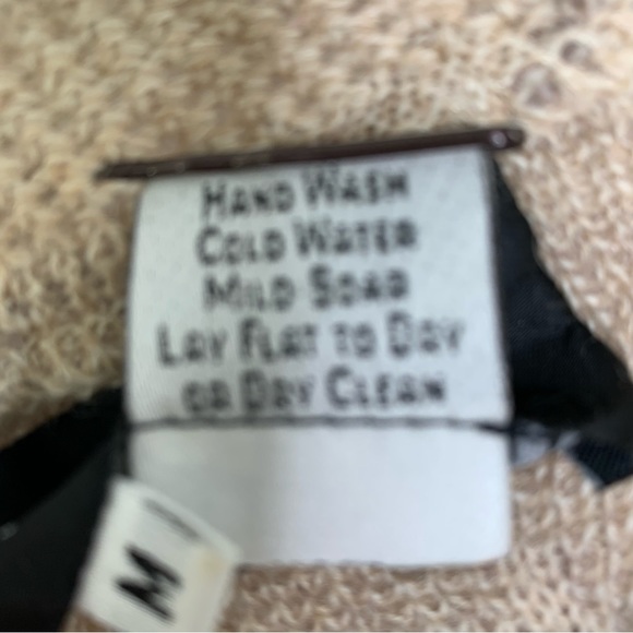 Peruvian Connection Womens Textured Baby Alpaca and Wool Sweater Size Medium - Picture 6 of 6